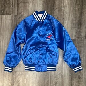 Cardinal Bowie Elementary Mustangs Nylon Varsity Jacket - 10/12